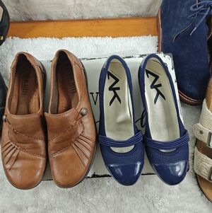 Anne Klein Sports & Cobb Hill By New Balance Brown Shoes Bundle Women's Size 7M